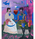 Somos así, las cuatro, hermanadas por la sangre, por el espíritu de gozo y de sufrimiento, así somos las Fridas del mundo, contemplativas, extrovertidas, polémicas.